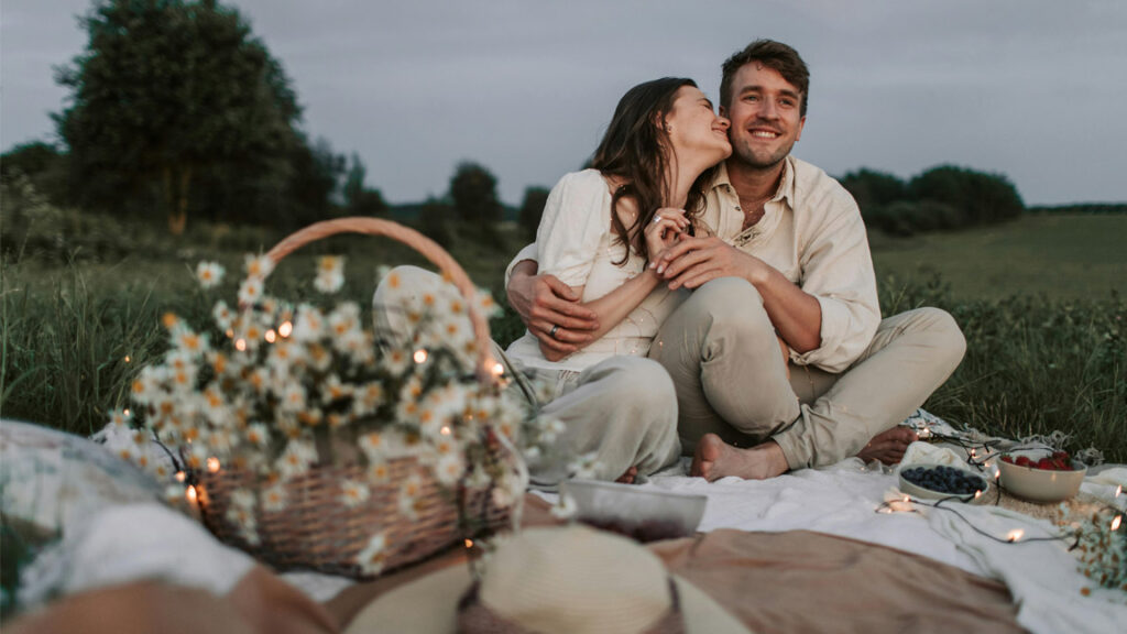 Couples expressing Love Language