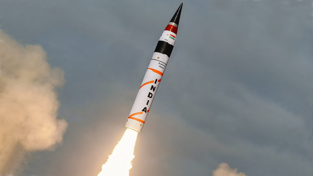India’s Agni 5 Test 2025 vertical missile launch