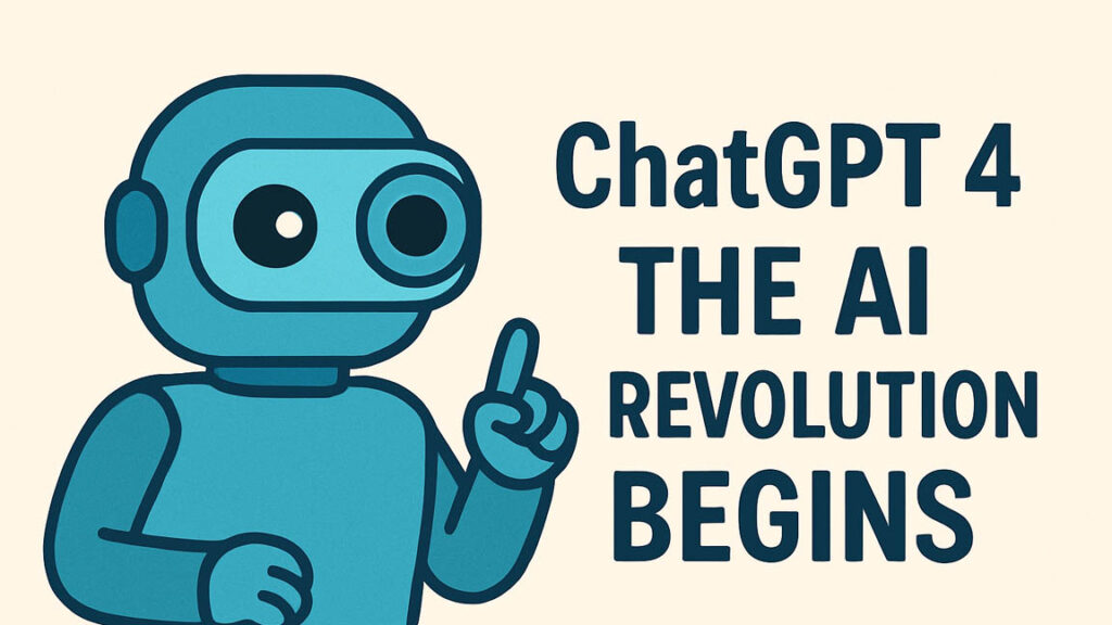 ChatGPT 4 — The AI Revolution Begins