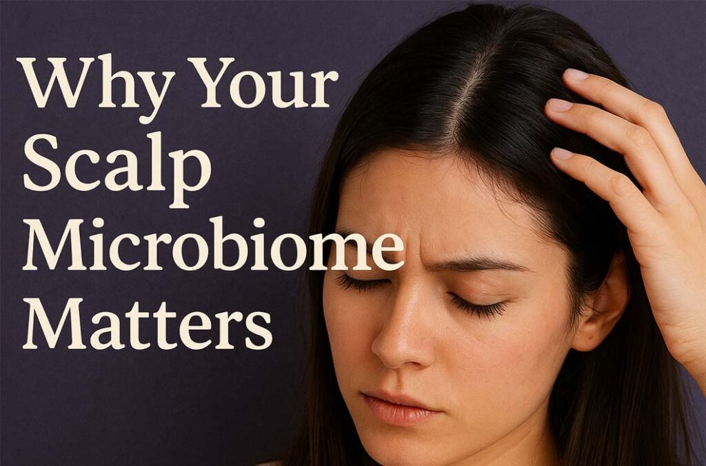 Why your scalp microbiome matters for hair and scalp health.