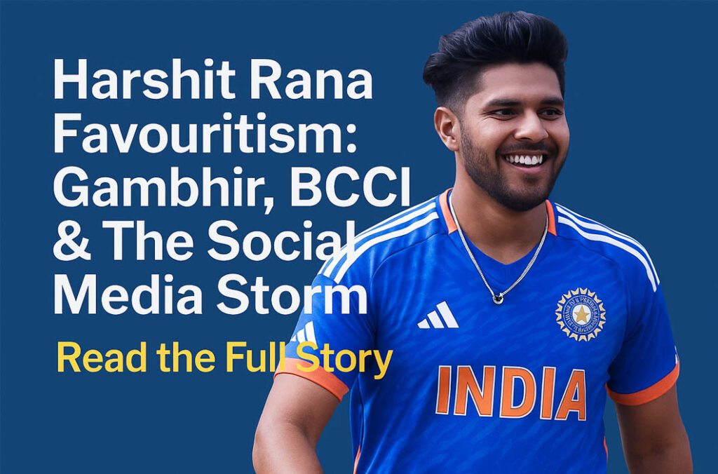 Harshit Rana controversy with Gautam Gambhir and BCCI sparks social media debate