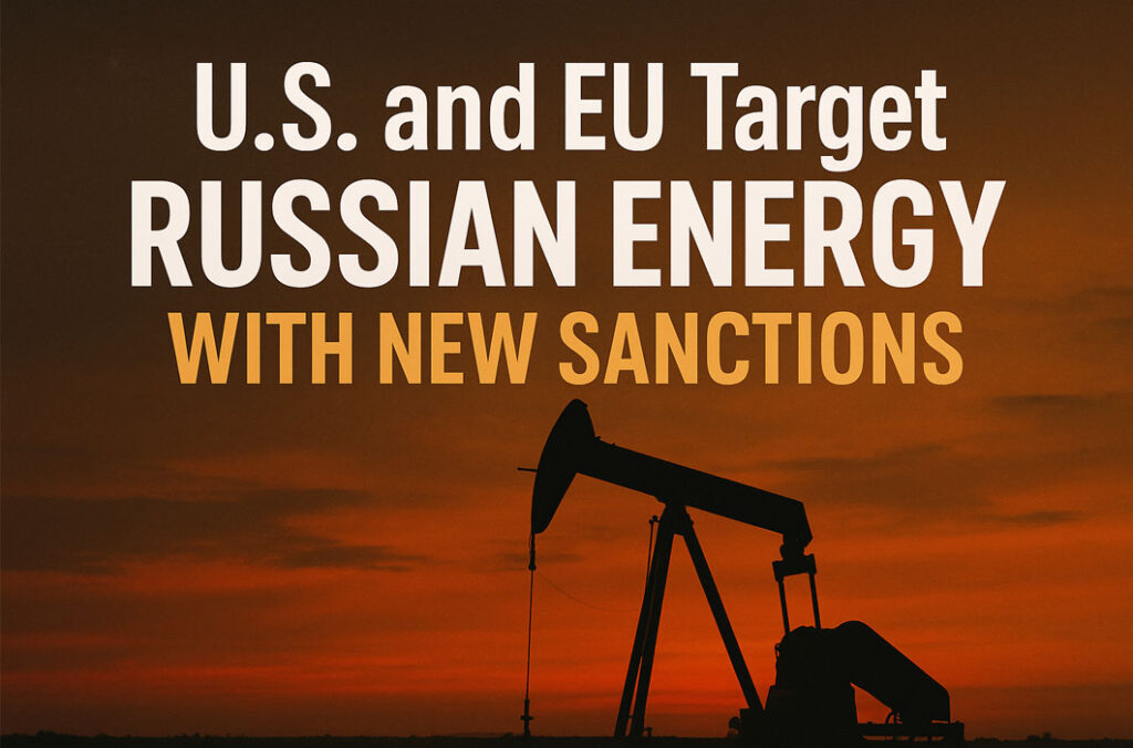 U.S. and EU target Russian energy with new sanctions during oil market tensions